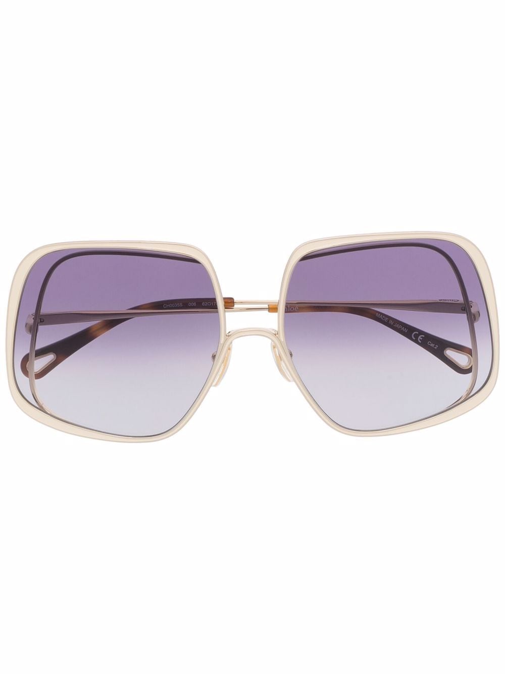Chloé Eyewear Hanah oversize-frame Sunglasses - Farfetch