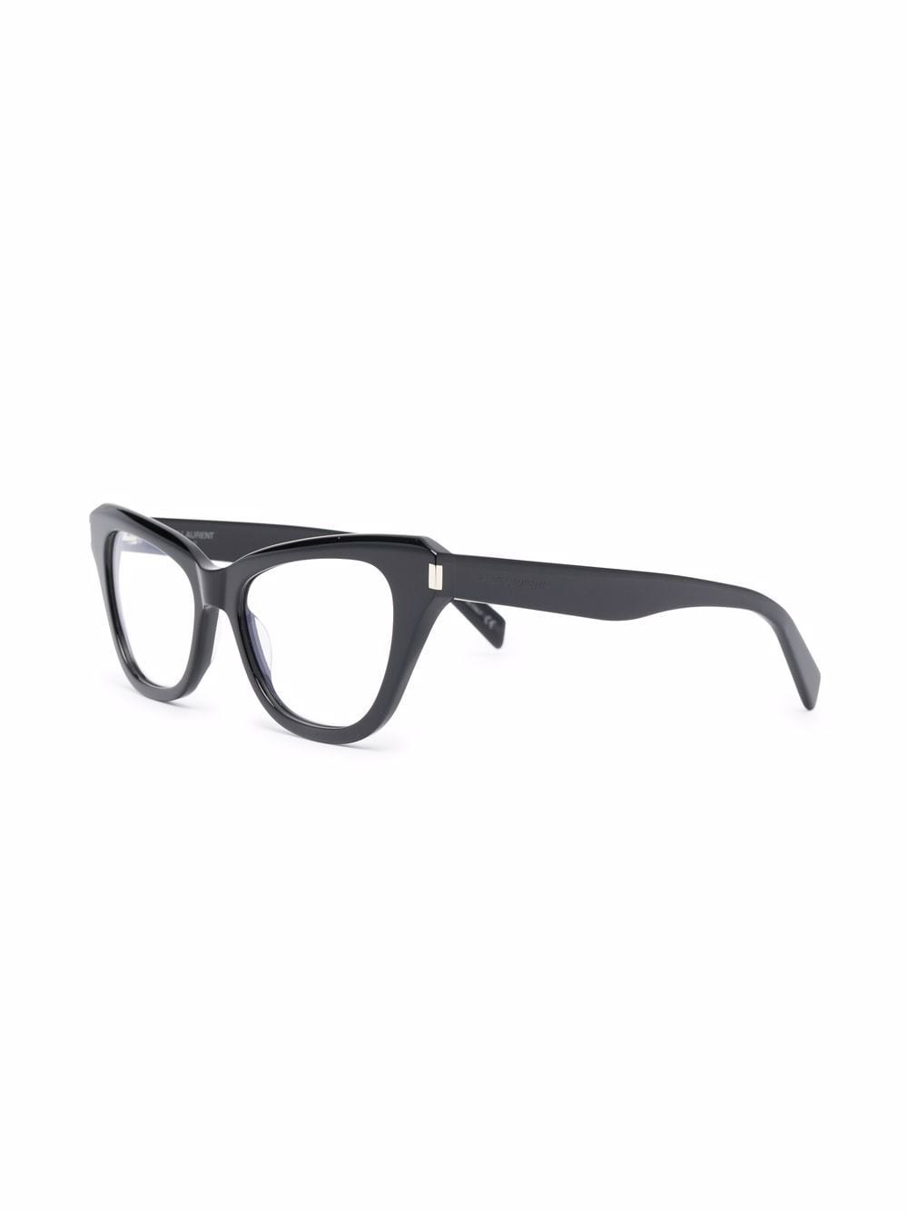 Shop Saint Laurent Cat-eye Eyeglass Frames In Black