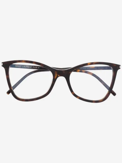 Saint Laurent Eyewear Armação de óculos quadrada Jerry