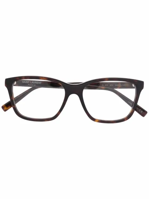 Saint Laurent Eyewear Armação de óculos quadrada
