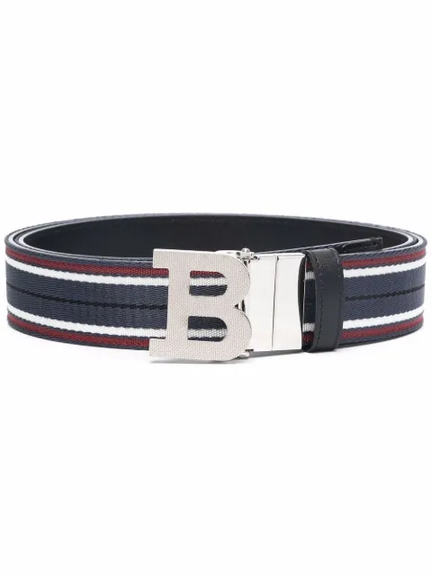white bally belt