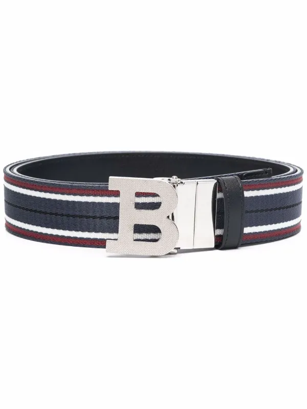 bally belt white