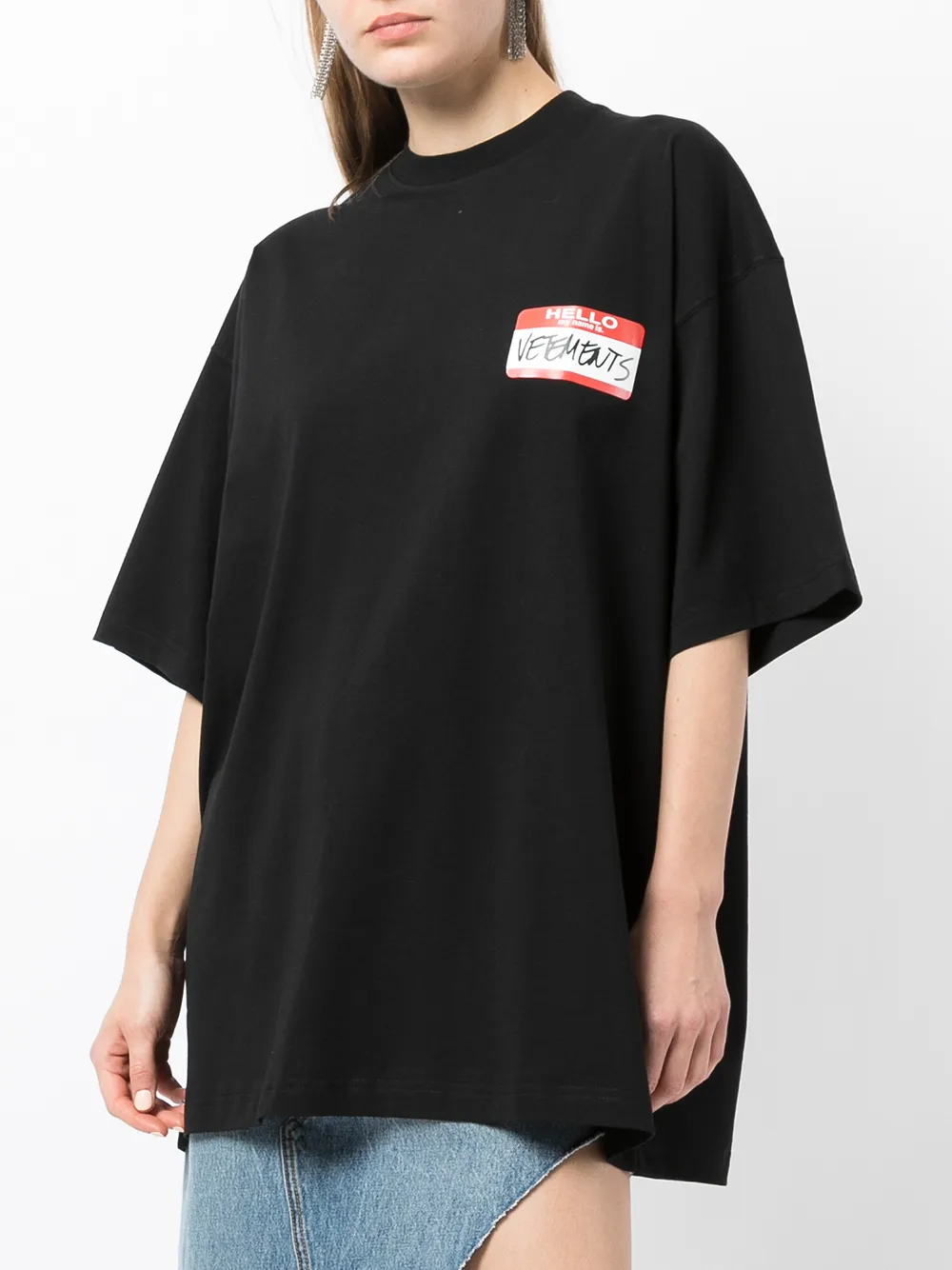 фото Vetements футболка с логотипом