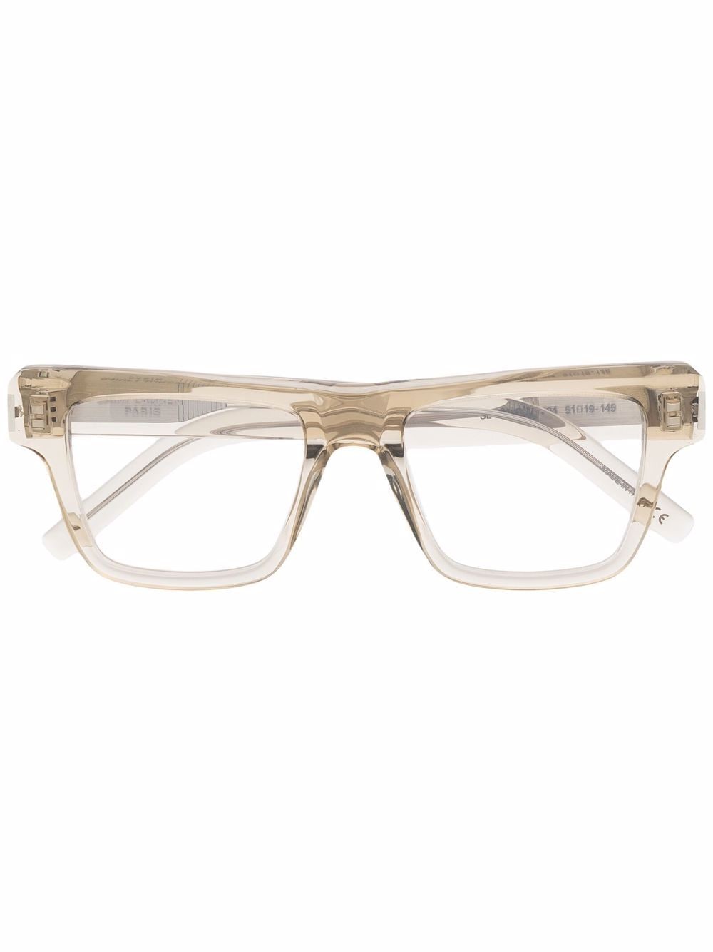 фото Saint laurent eyewear очки в прозрачной квадратной оправе