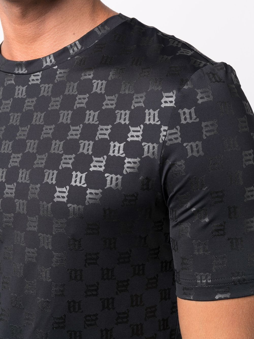 Balmain Shirt Mm Monogram in Black for Men