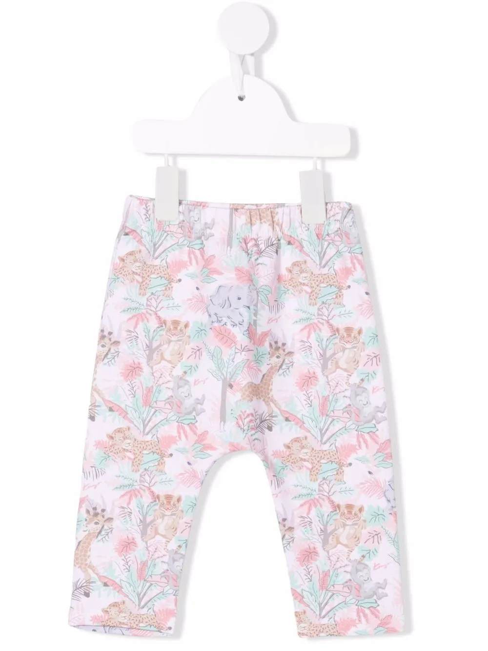 

Kenzo Kids jungle print leggings - Pink