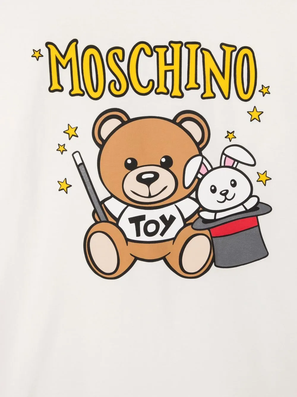 фото Moschino kids топ с длинными рукавами и логотипом