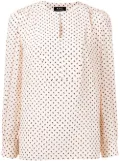 A.P.C. maylis printed silk blue - Pink