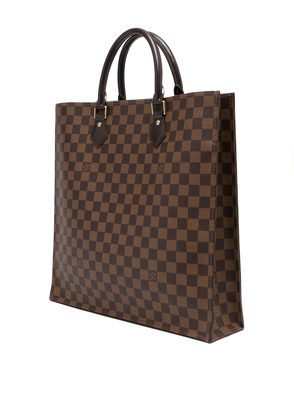 фото Louis vuitton сумка-тоут damier ebène sac plat nm 2013-го года