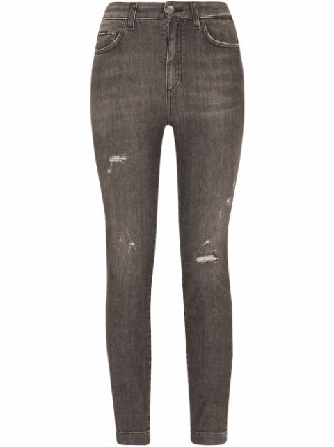 Dolce & Gabbana Audrey distressed skinny jeans Women