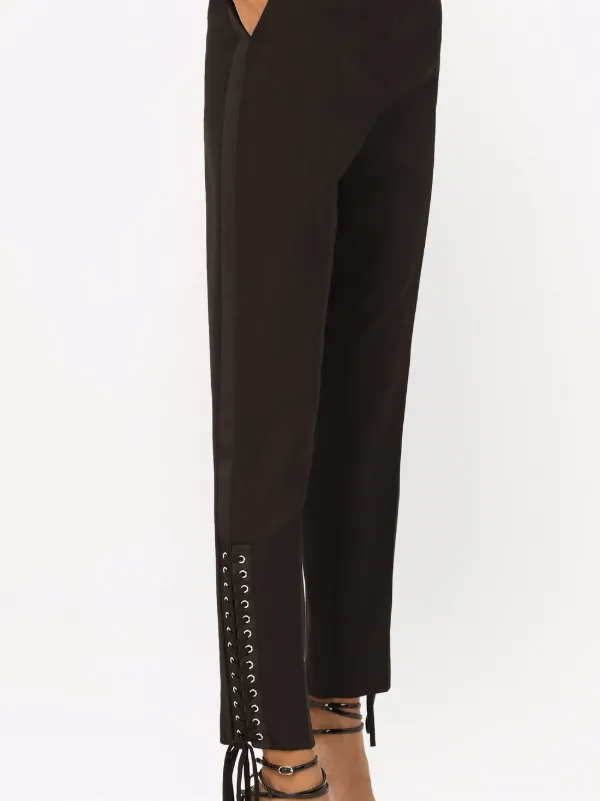 Lace up side clearance trousers