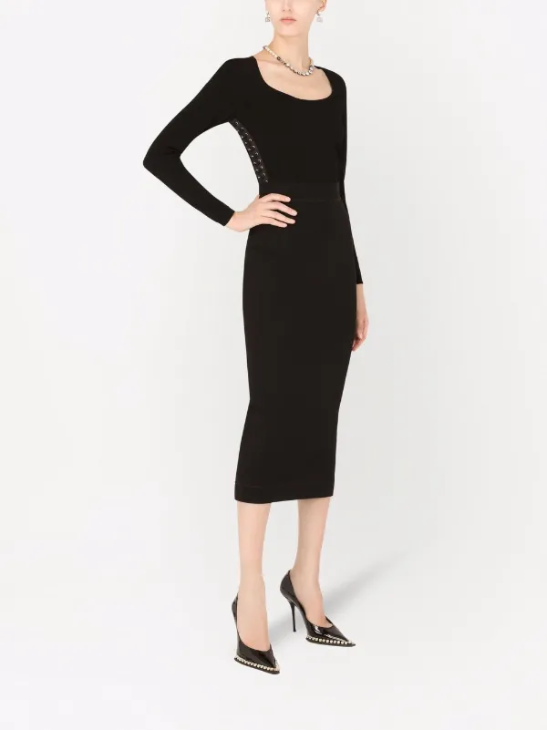 DOLCE&GABBANA ドルチェ＆ガッバーナ レースシルクプルオーバー