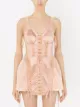 Dolce & Gabbana corset-style eyelet-detail mini dress