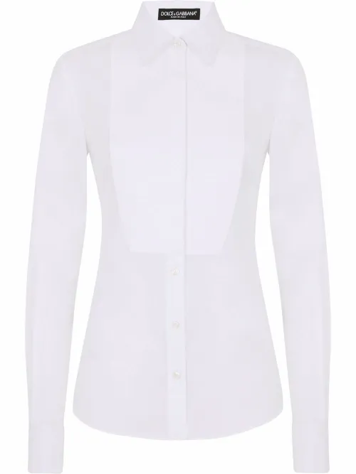 Chemise en popeline stretch - Dolce & Gabbana - Modalova