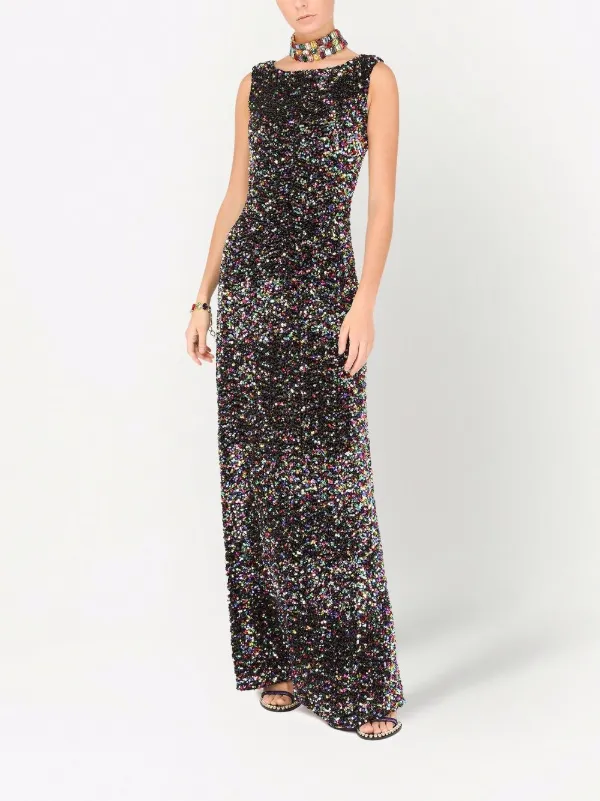 evening dress shoes FEATHER EMBELLISHED FITTED EVENING GOWN CDCC2358