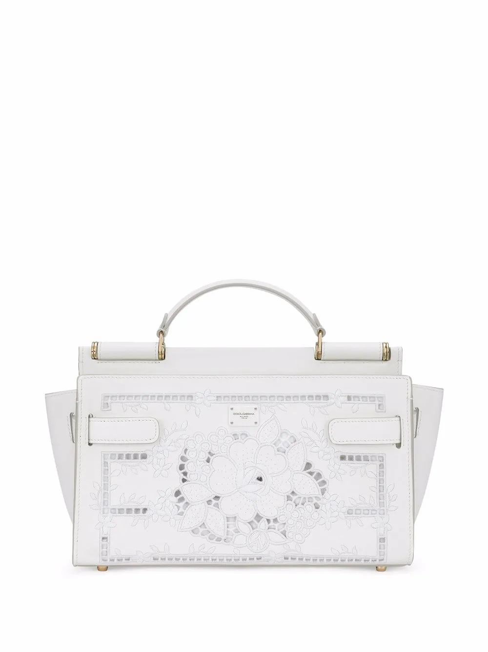 

Dolce & Gabbana tote con logo bordado - Blanco