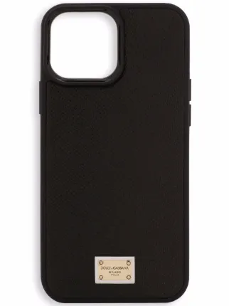 Dolce & Gabbana レザー iPhone 13 Pro Max ケース | ブラック