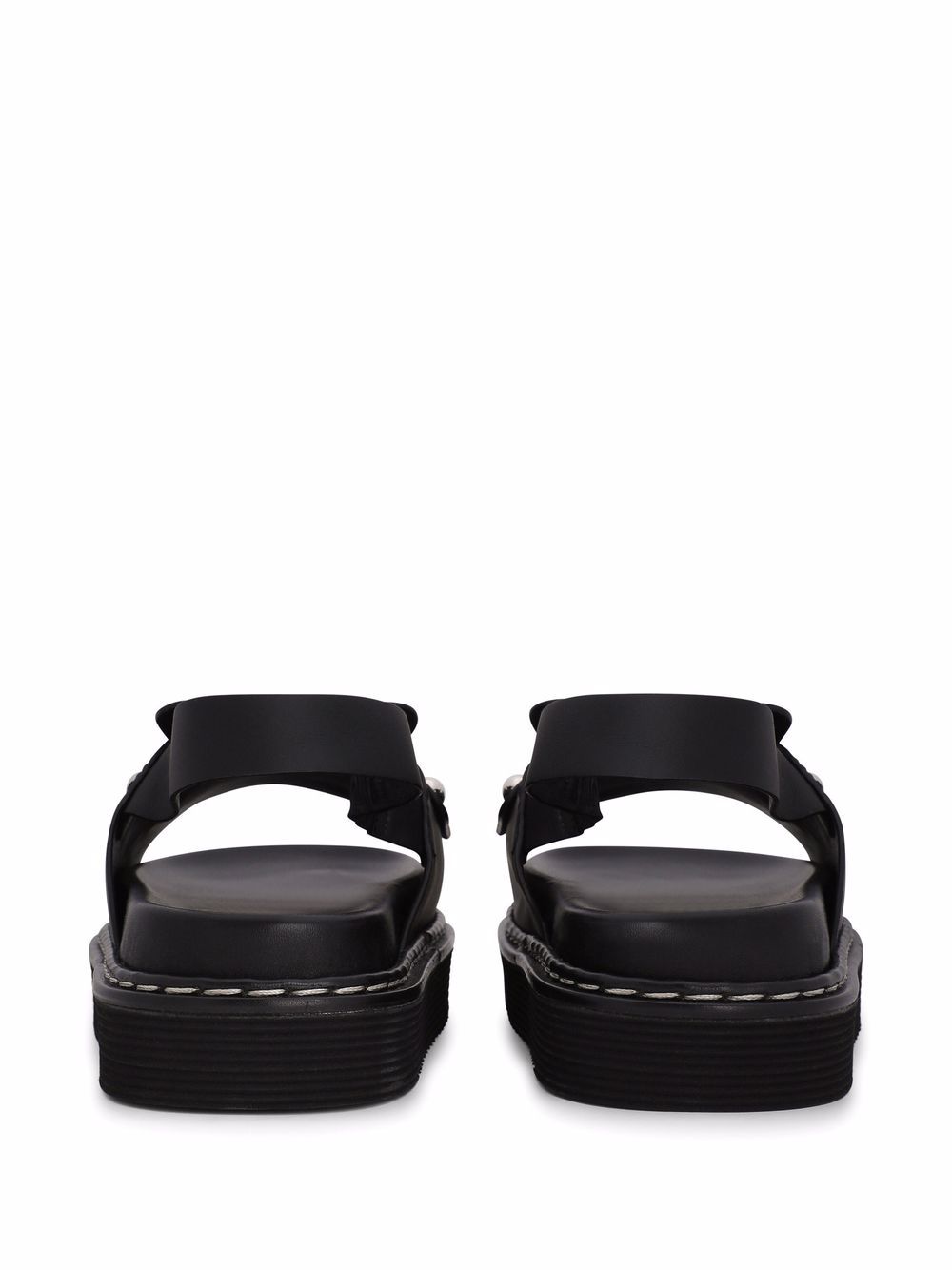 Dolce & Gabbana logo-patch open-toe Sandals - Farfetch
