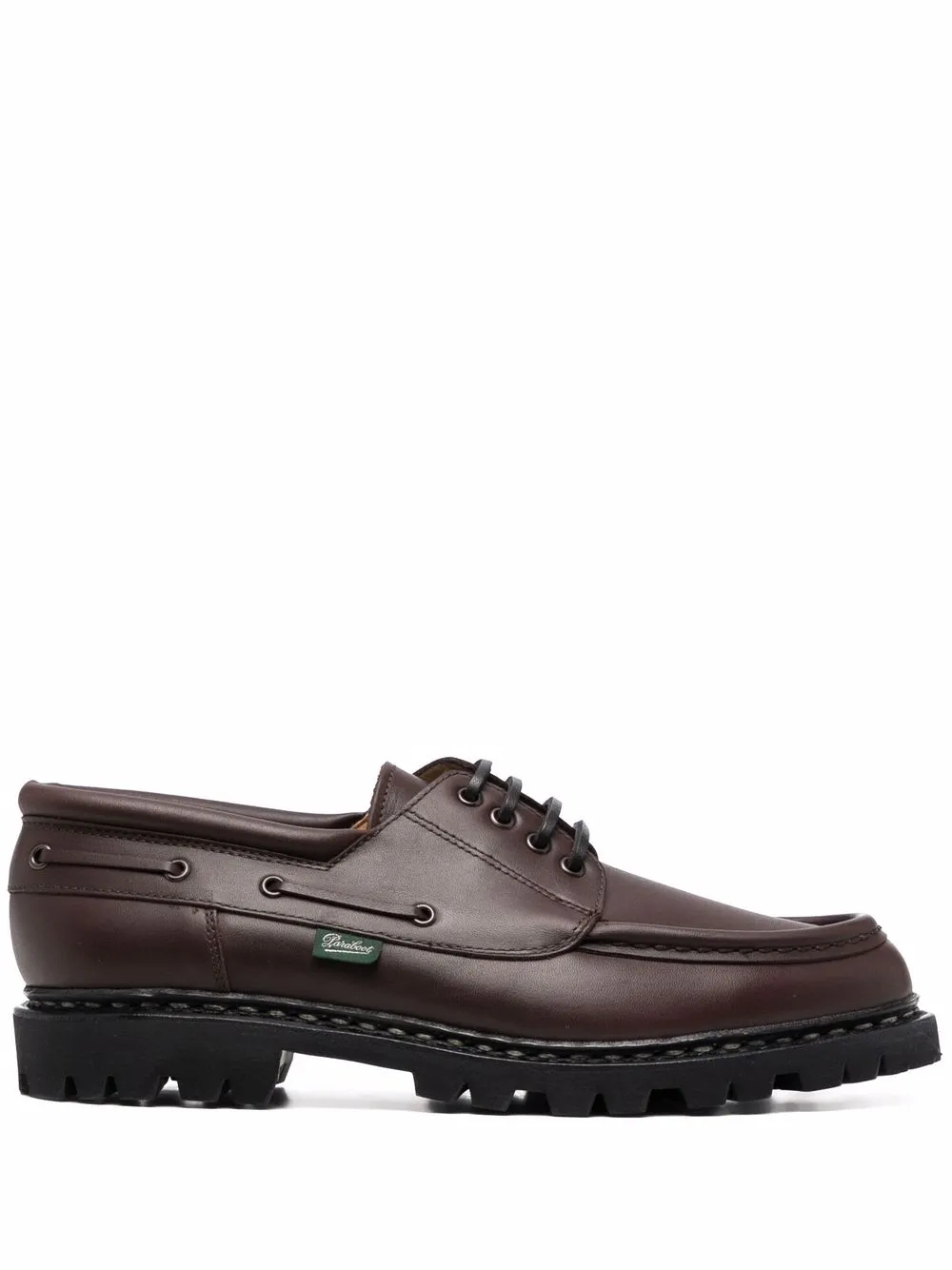 Paraboot lace up leather derby shoes | Brown | Image 1