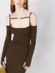 Jacquemus Sierra off-shoulder midi dress