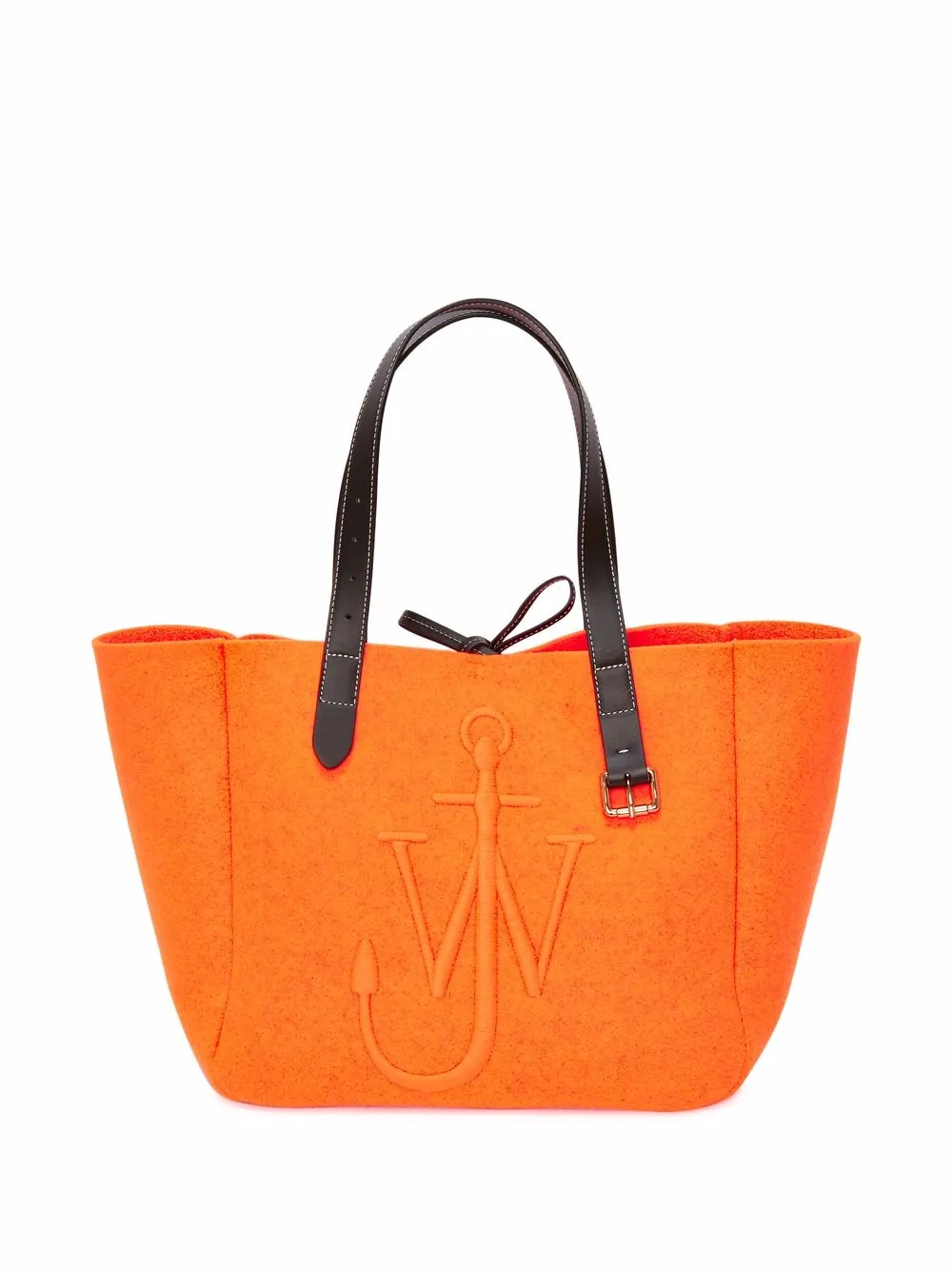 

JW Anderson tote Belt con logo bordado - Naranja