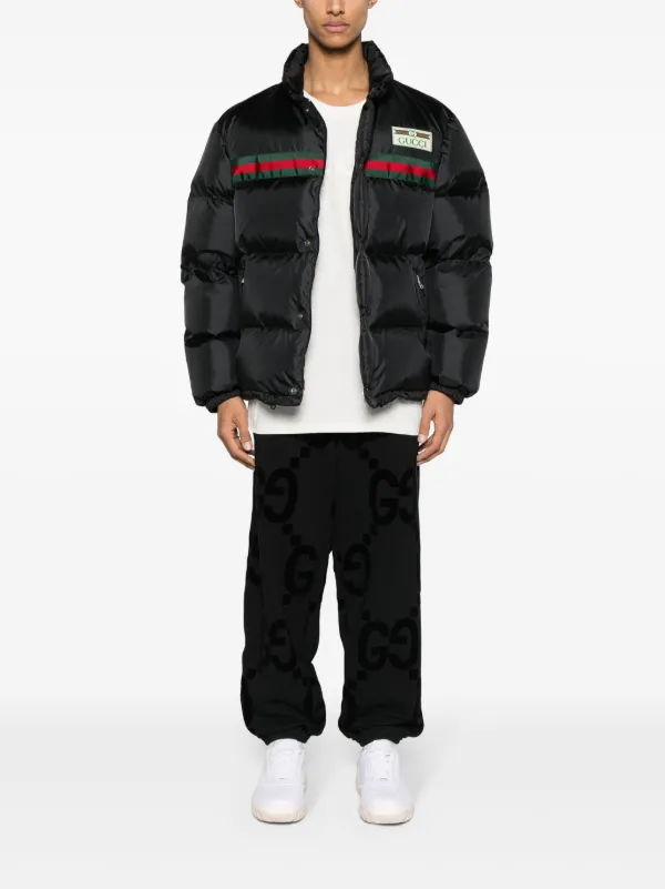 Gucci logo-patch Padded Jacket - Farfetch