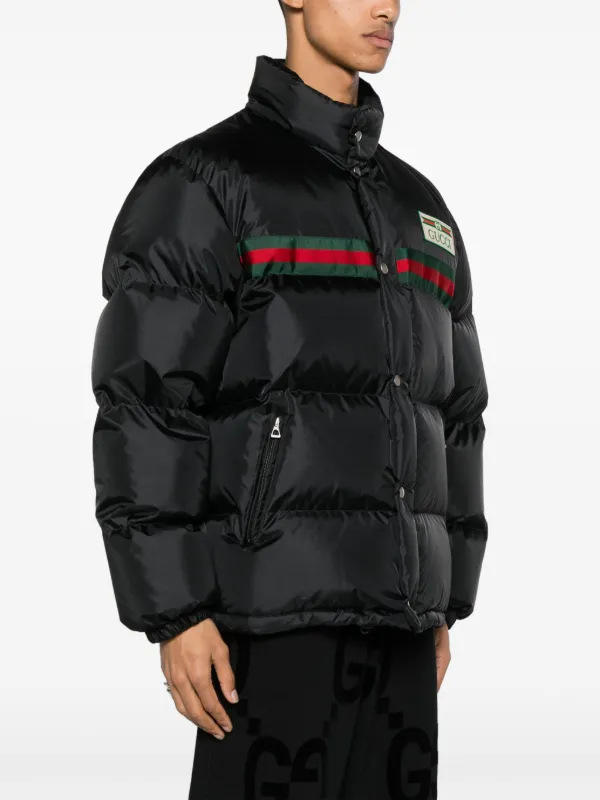 Gucci logo-patch Padded Jacket - Farfetch