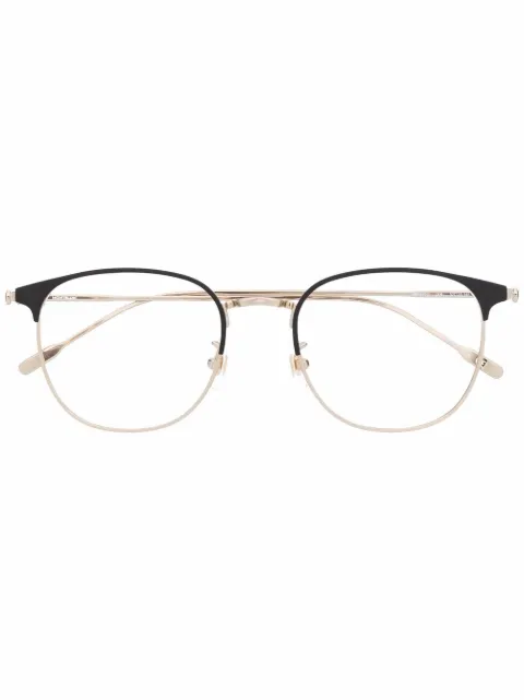 Montblanc lunettes de vue à monture carrée