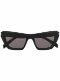 Saint Laurent Eyewear tinted-lenses oversize-frame sunglasses - Black