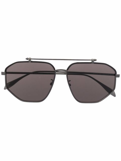 Alexander McQueen Eyewear pilot-frame sunglasses Men