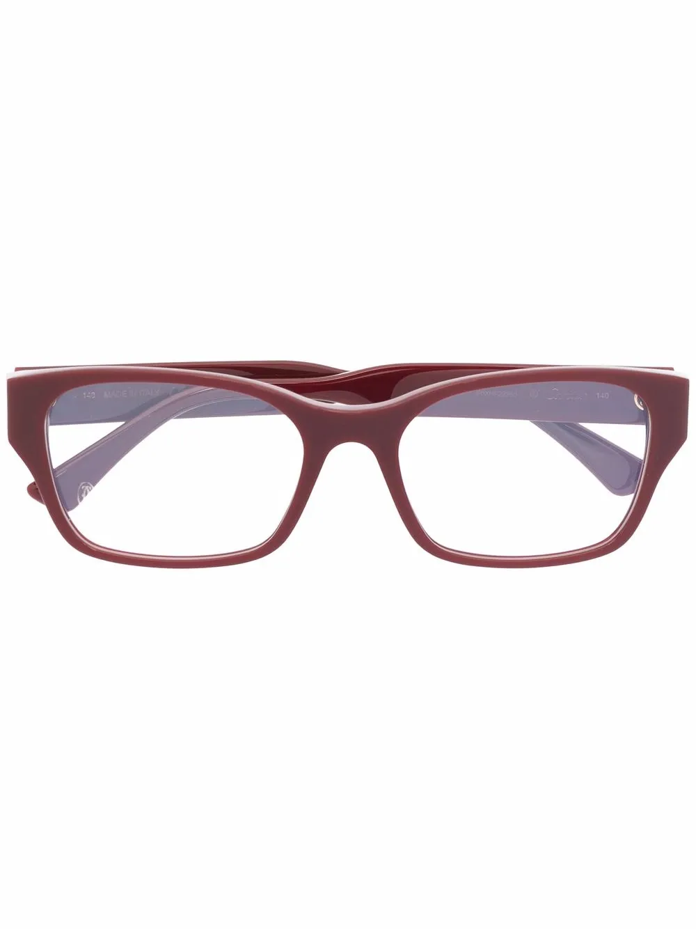 

Cartier Eyewear rectangular-frame glasses - Red
