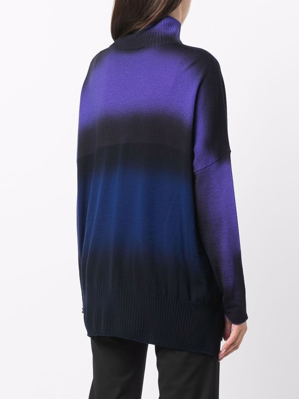 фото Pierantoniogaspari abstract fine-knit jumper