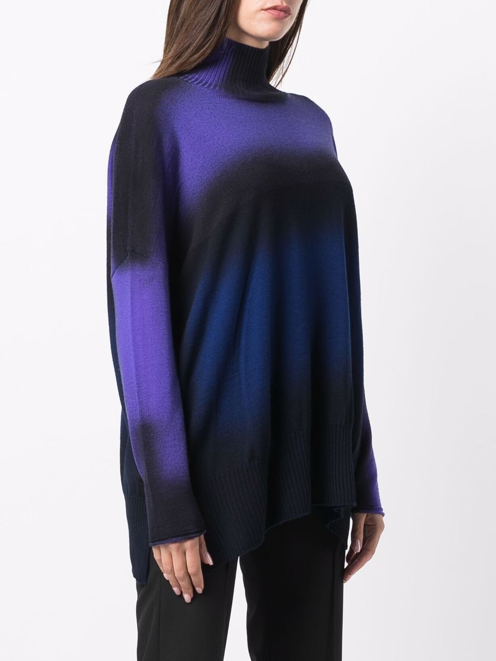 фото Pierantoniogaspari abstract fine-knit jumper