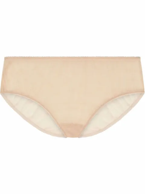 Dolce & Gabbana DG tulle mid-rise briefs