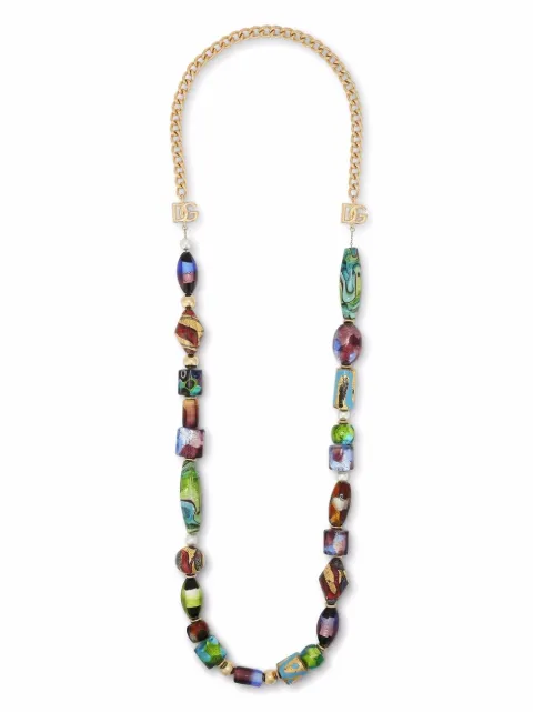 Dolce & Gabbana multi-glass bead necklace