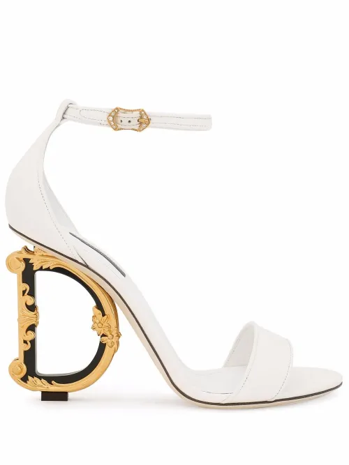 Sandales Baroque DG 105 mm en cuir - Dolce & Gabbana - Modalova