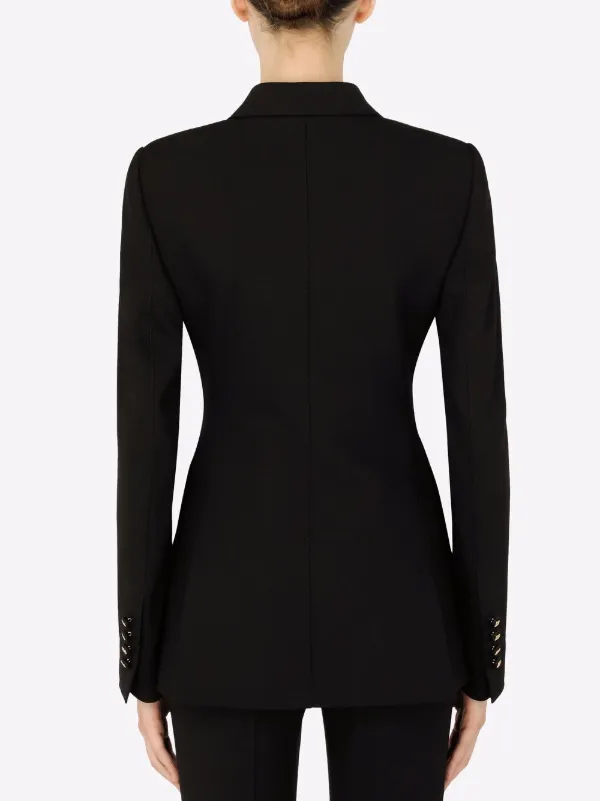 【DOLCE＆GABBANA】サテン ウール ダブルブレスト ジャケット Dolce & Gabbana ドルチェ＆ガッバーナ ダブルジャケット - FARFETCH