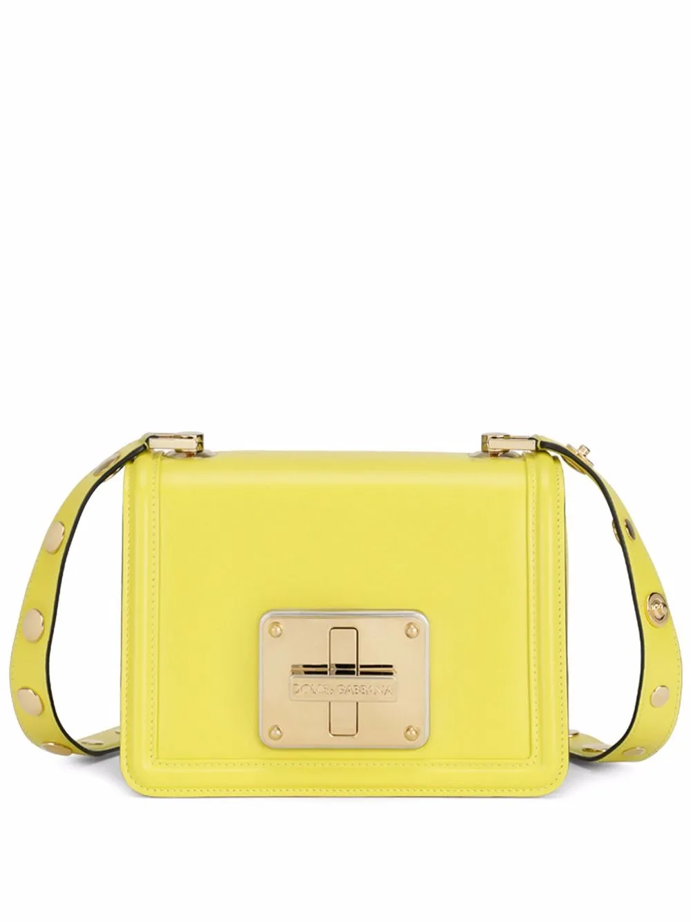 

Dolce & Gabbana bolsa crossbody con cierre giratorio - Amarillo