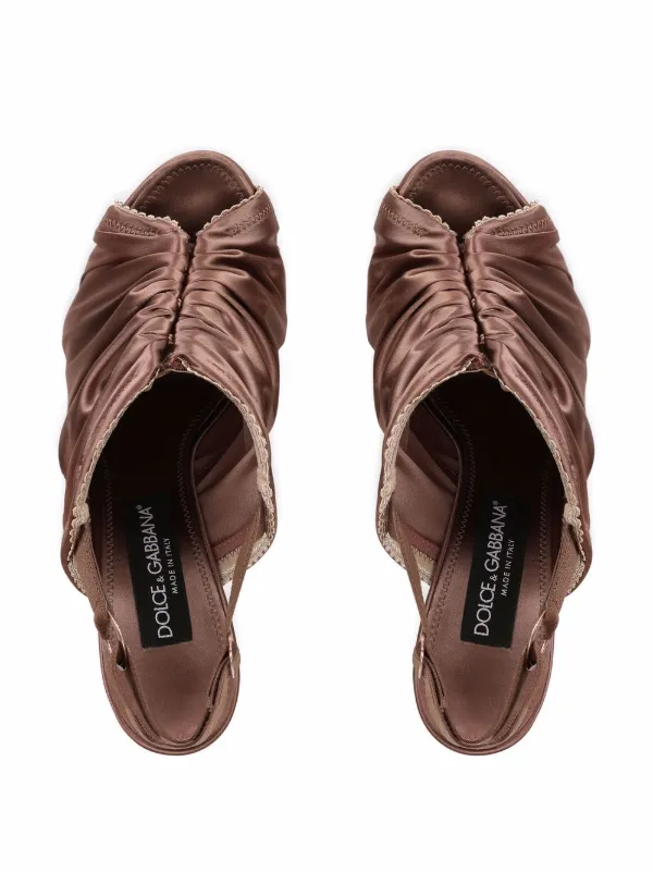 Dolce & Gabbana ドルチェ＆ガッバーナ シャーリング サンダル - FARFETCH