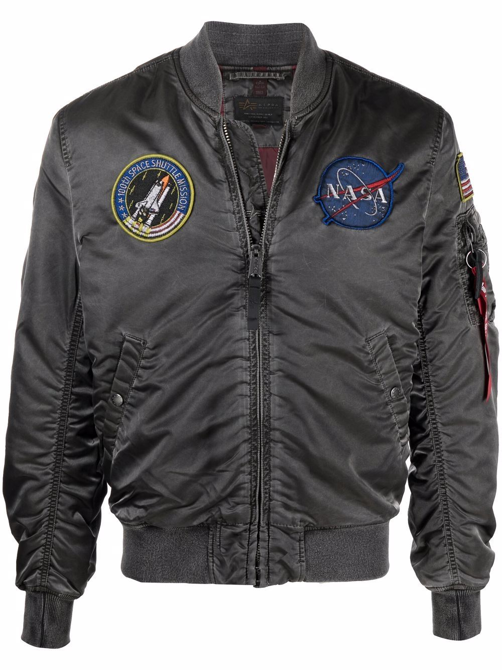 фото Alpha industries куртка ma-1 vf nasa battlewash