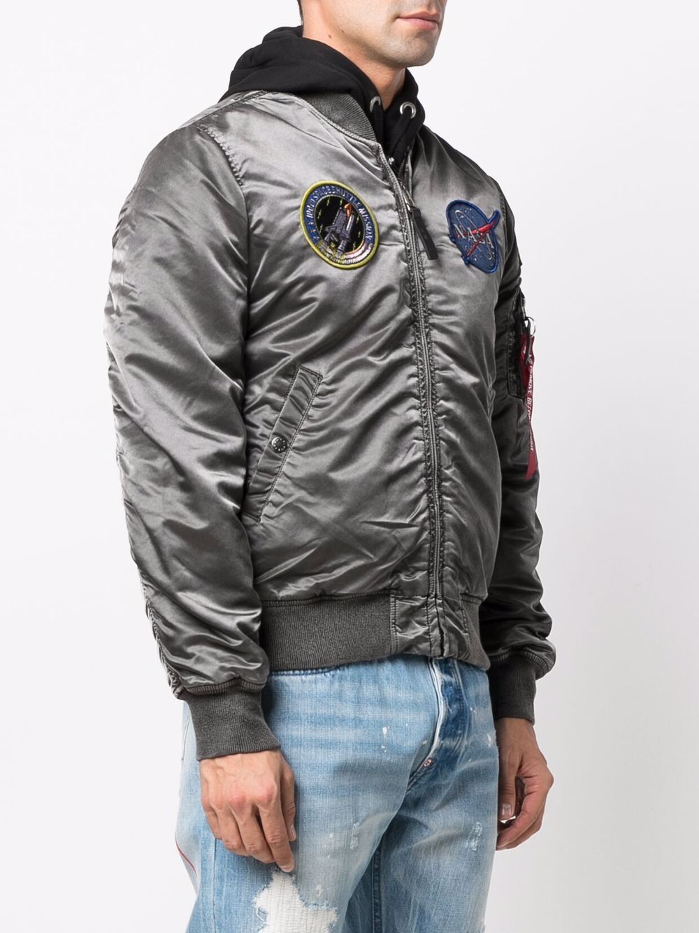 фото Alpha industries куртка ma-1 vf nasa battlewash