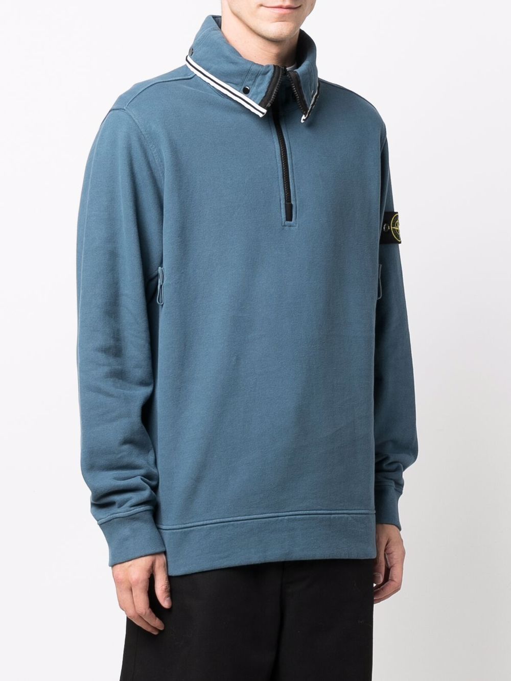 фото Stone island толстовка с нашивкой-логотипом