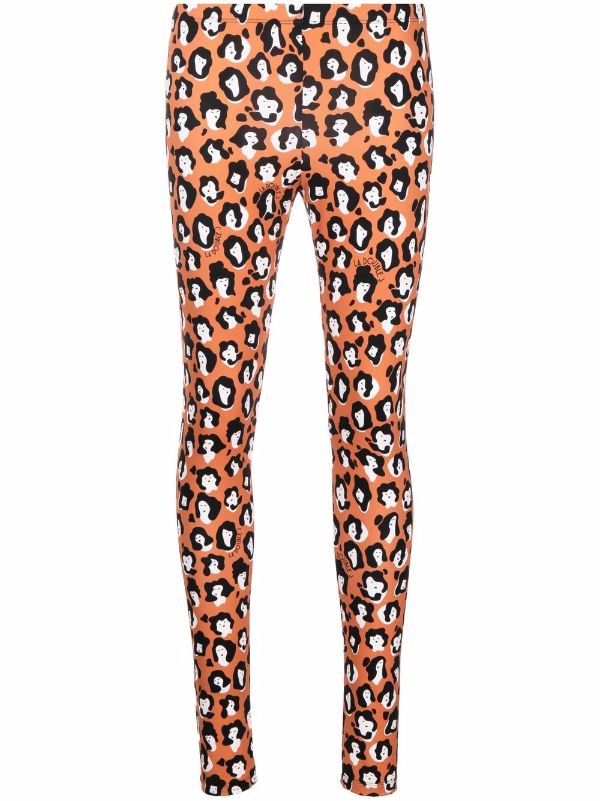 LA DOUBLEJ Printed stretch-jersey leggings