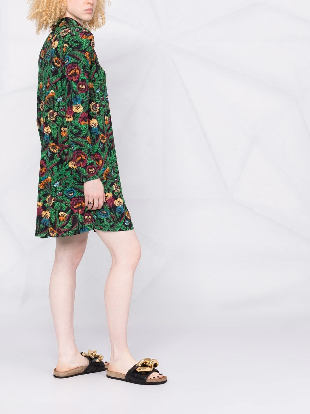 фото La doublej платье suitcase с цветочным принтом