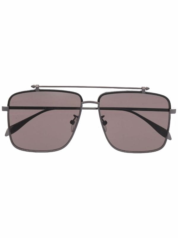 pilot-frame tinted glasses