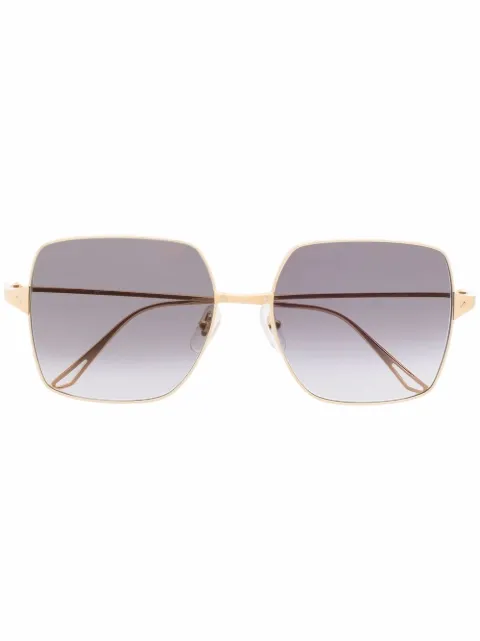 Cartier Eyewear square-frame tinted sunglasses