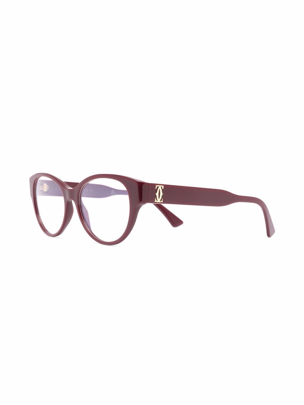 Cartier Eyewear Bril met cat-eye montuur - Rood