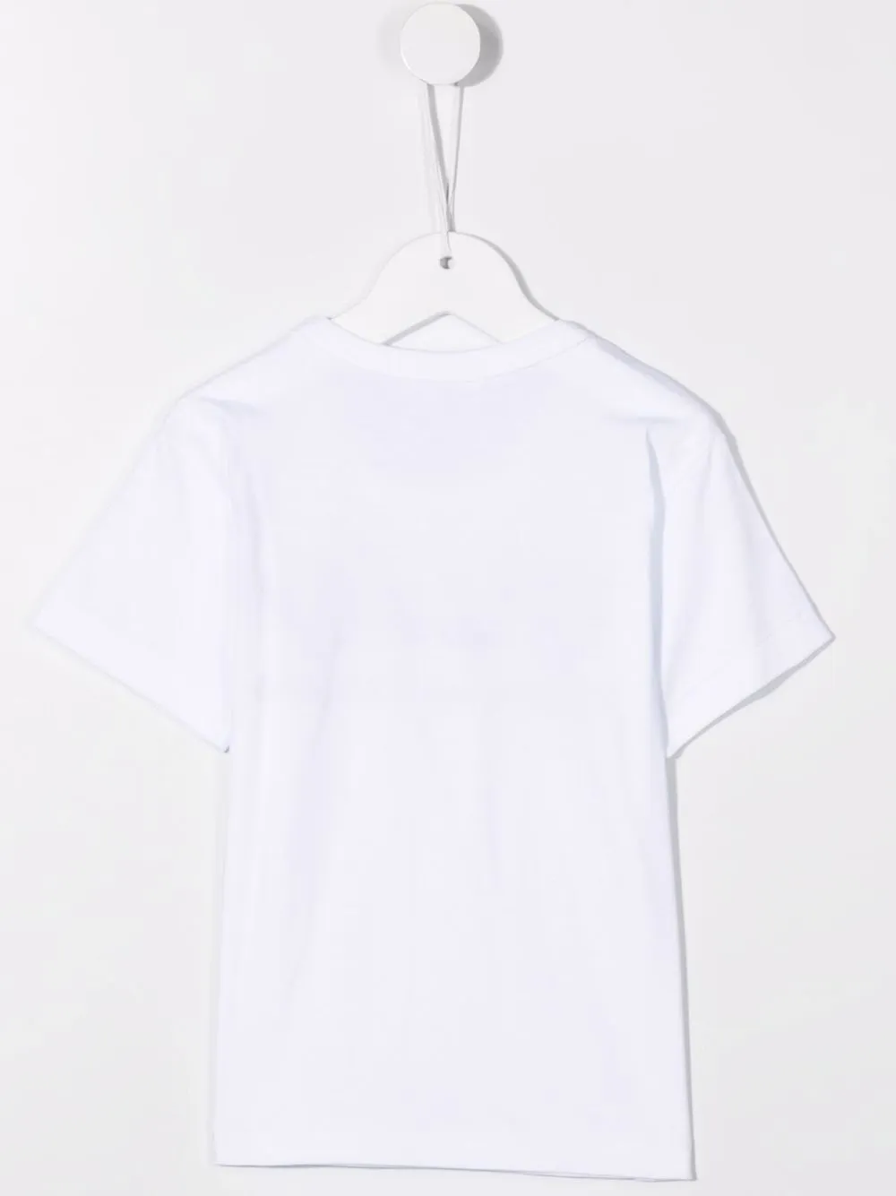 Comme Des Garçons Play Kids T-shirt met logoprint - Wit