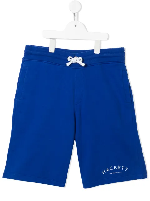 Hackett Kids logo-printed shorts