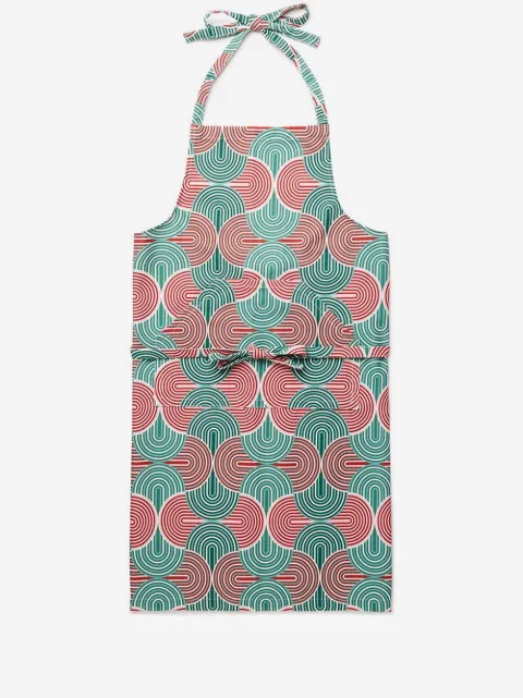 La DoubleJ all-over graphic print apron